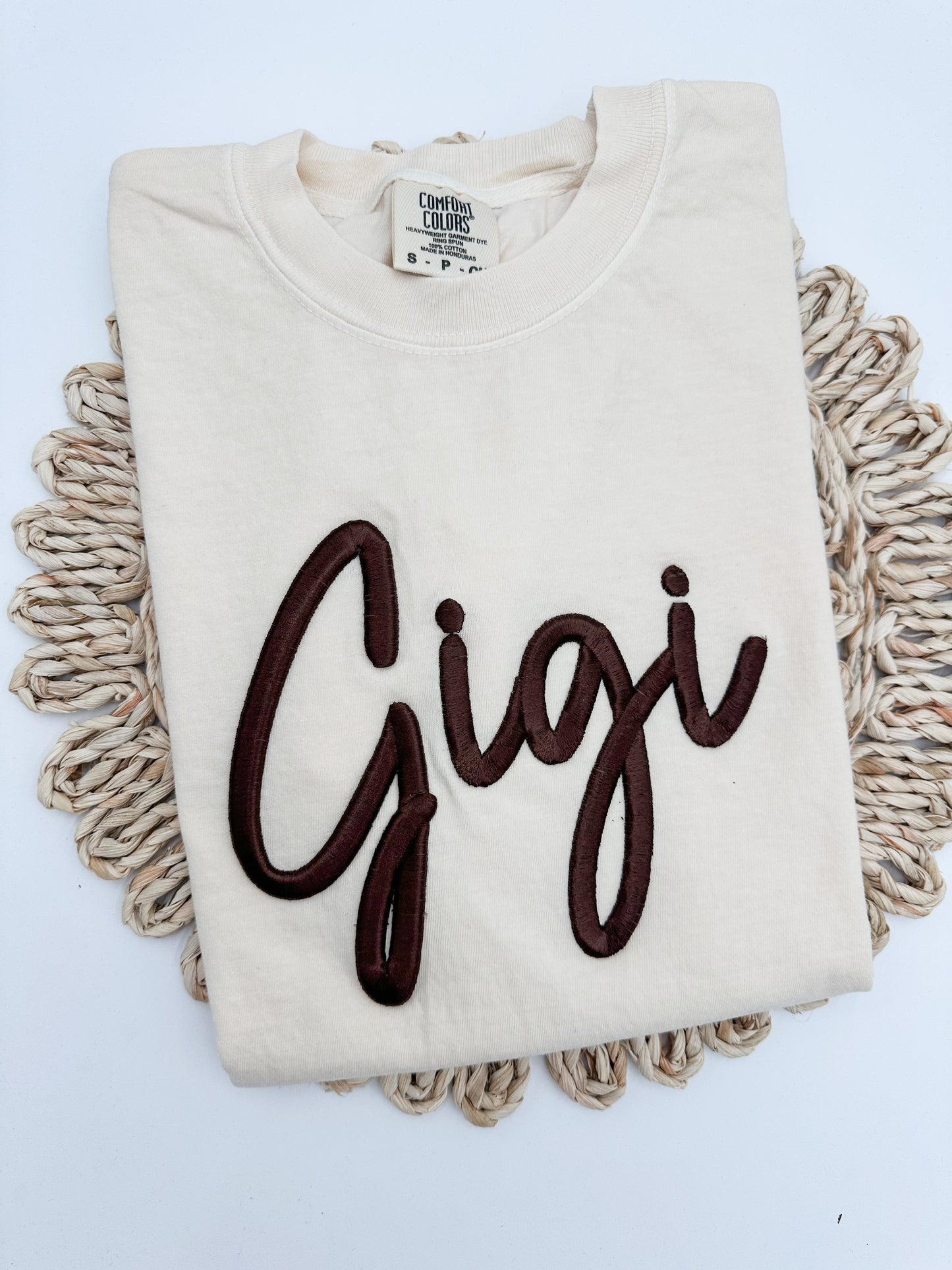 3D Puff Embroidery Tee