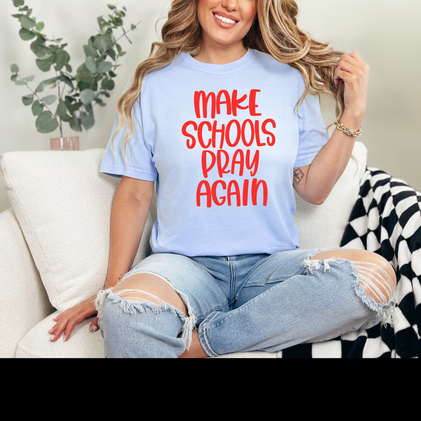 Make Schools Pray Again Short sleeve and Long Sleeve Tee
