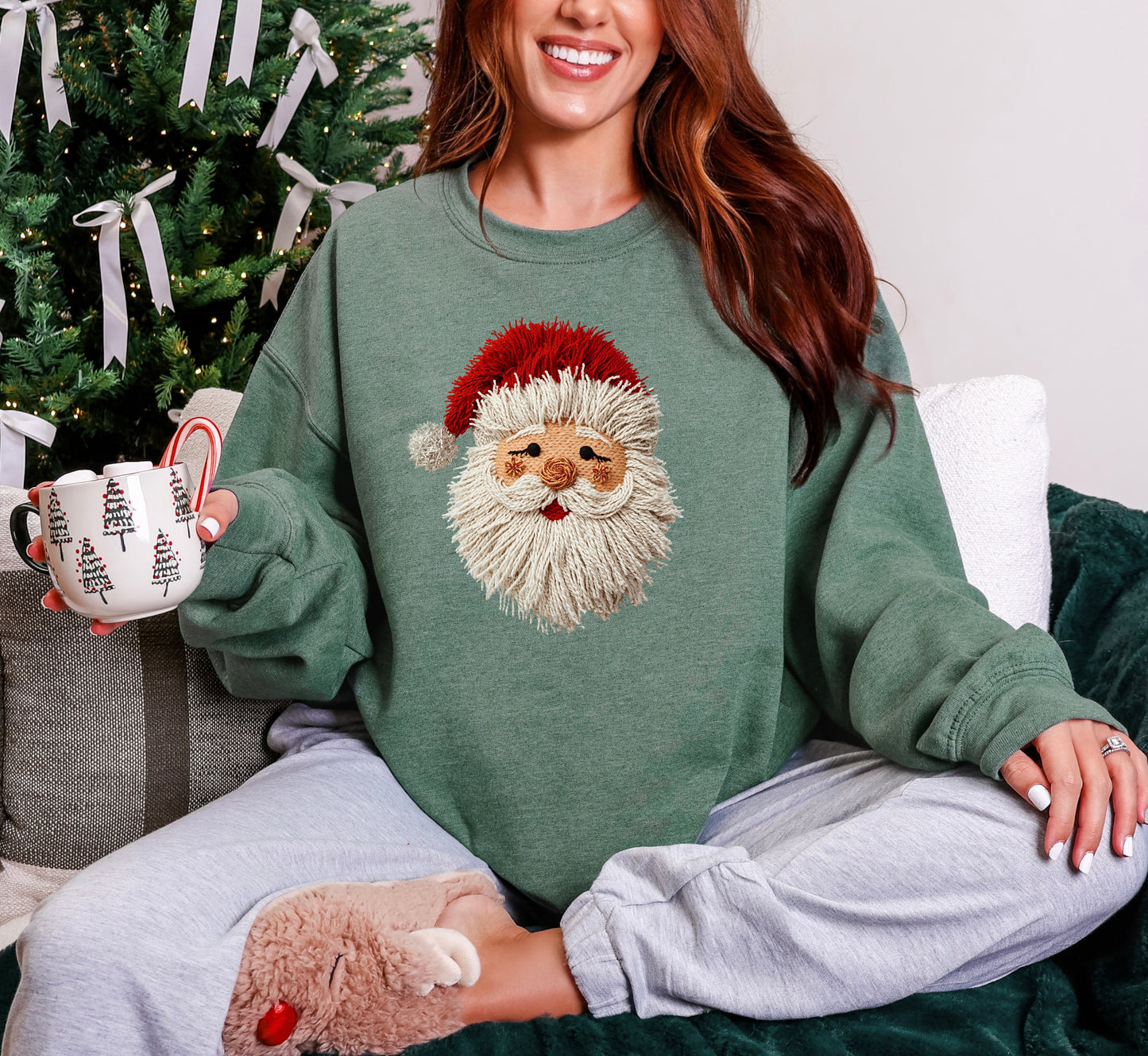 Yarn Santa Tee or Sweatshirt