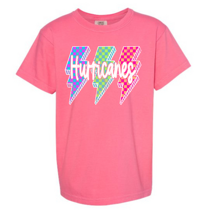Lightening Bolt Hurricanes FES Comfort Colors Tee
