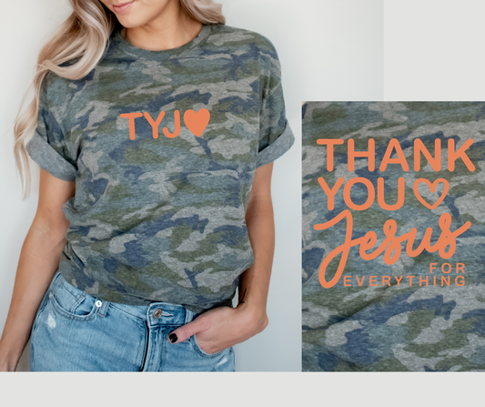 Thank You Jesus for Everything Tee