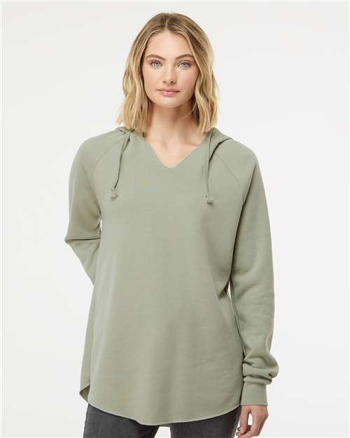 Women's V Neck Hoodie with Monogram