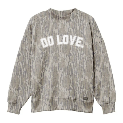 AUTHENTIC Mossy Oak Bottomland Camo Mockneck Sweatshirt- PREORDER- Ships in November