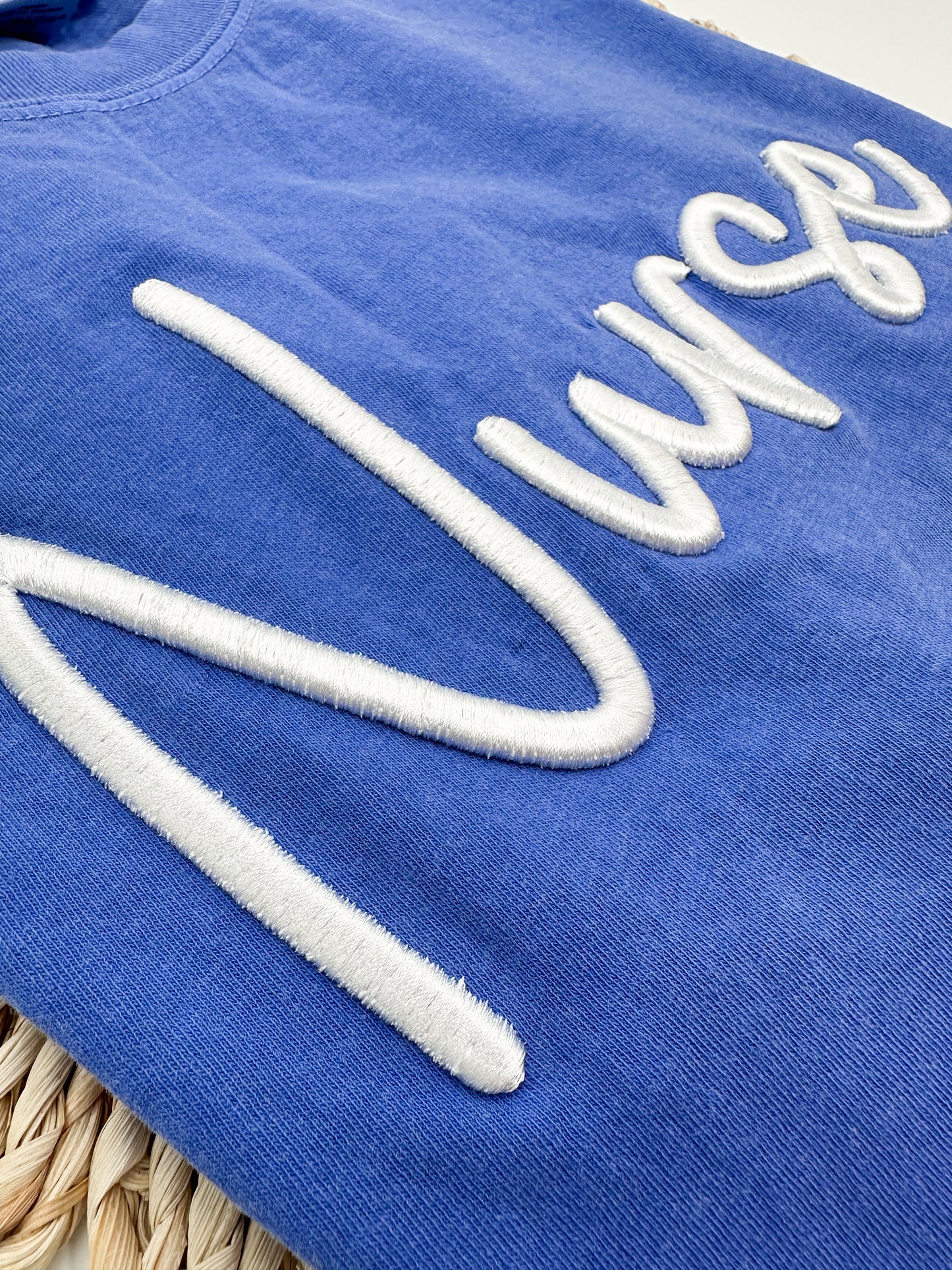 3D Puff Embroidery Tee