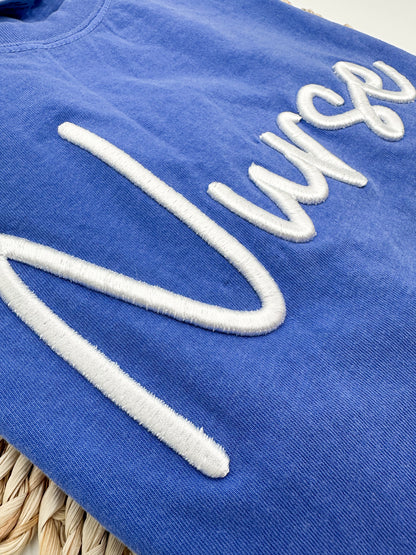3D Puff Embroidery Tee