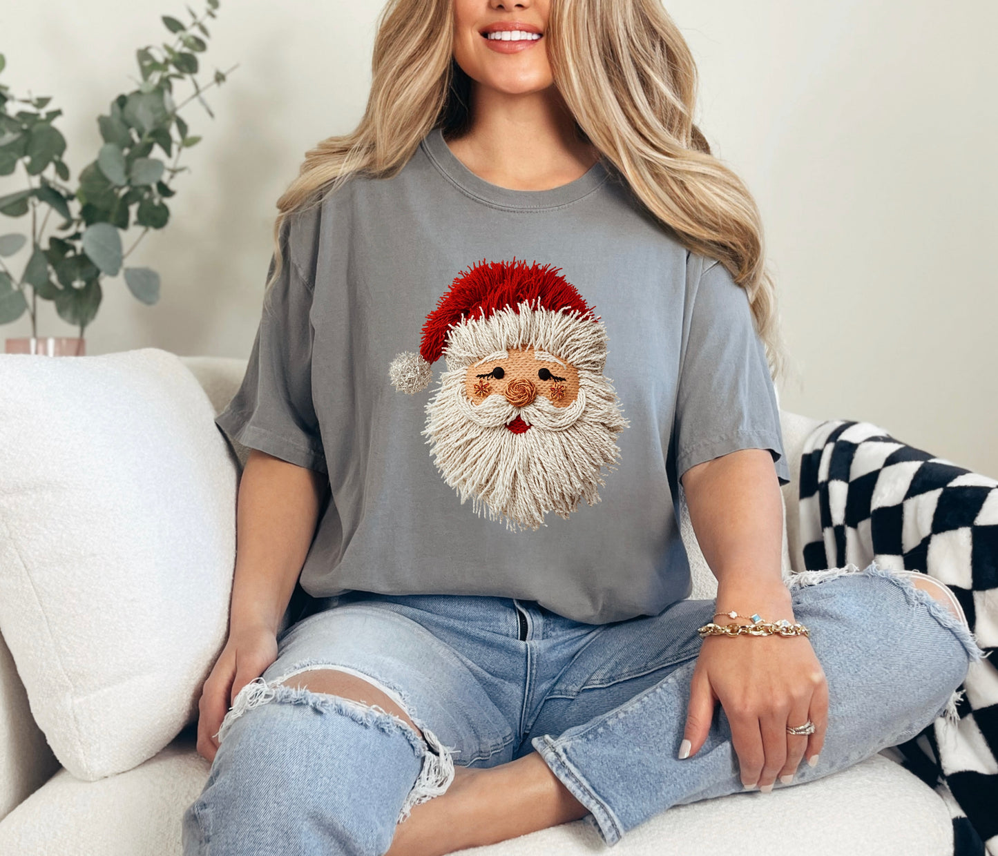 Yarn Santa Tee or Sweatshirt