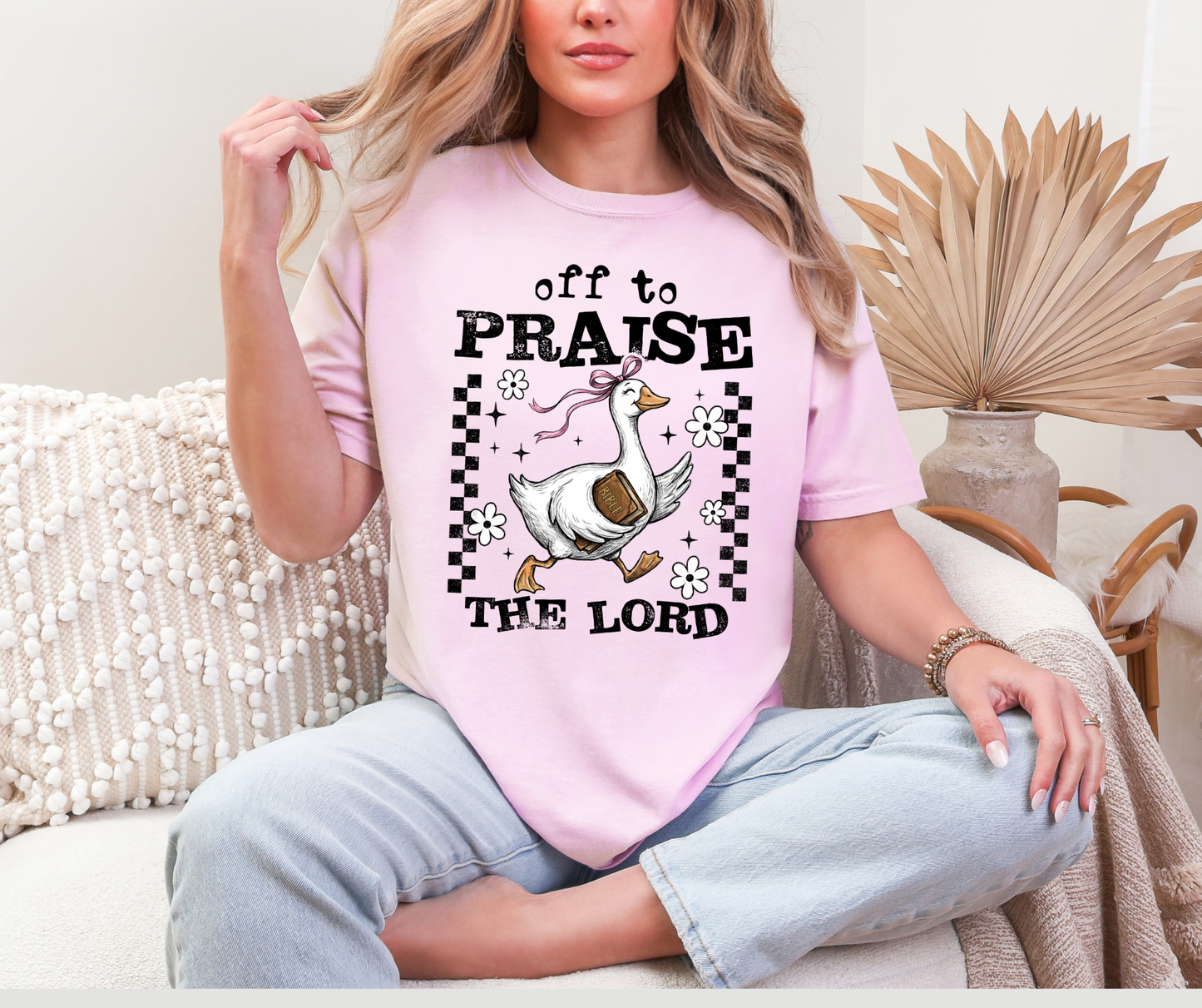 Off to Praise the Lord Tee