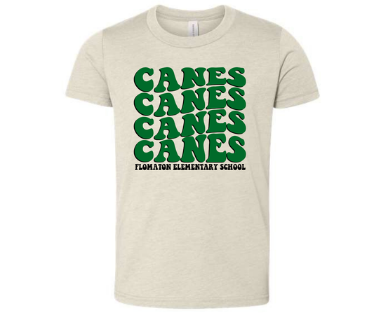 Canes Cream Tee (Bella Canvas Tee)