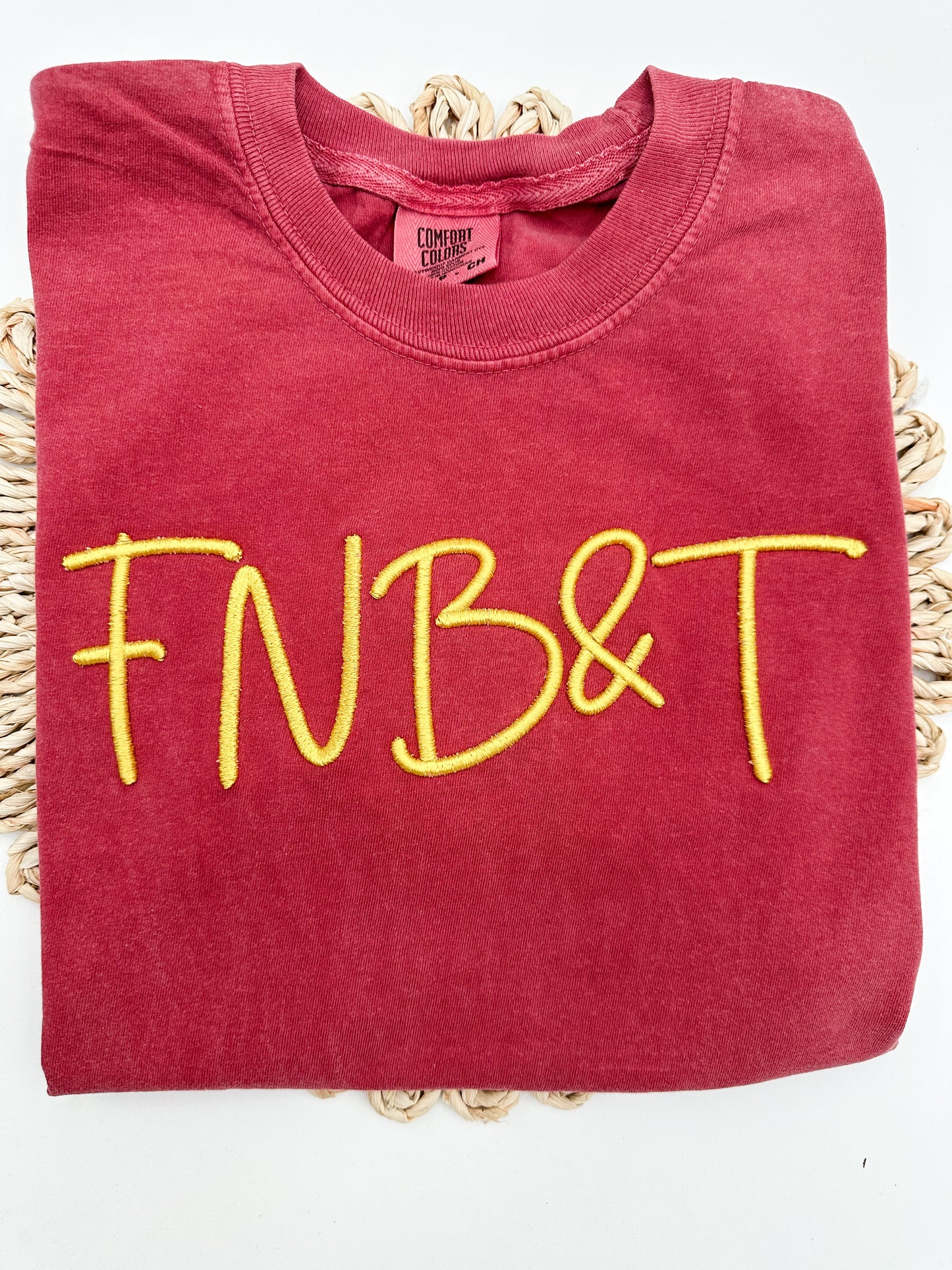 3D Puff Embroidery Tee