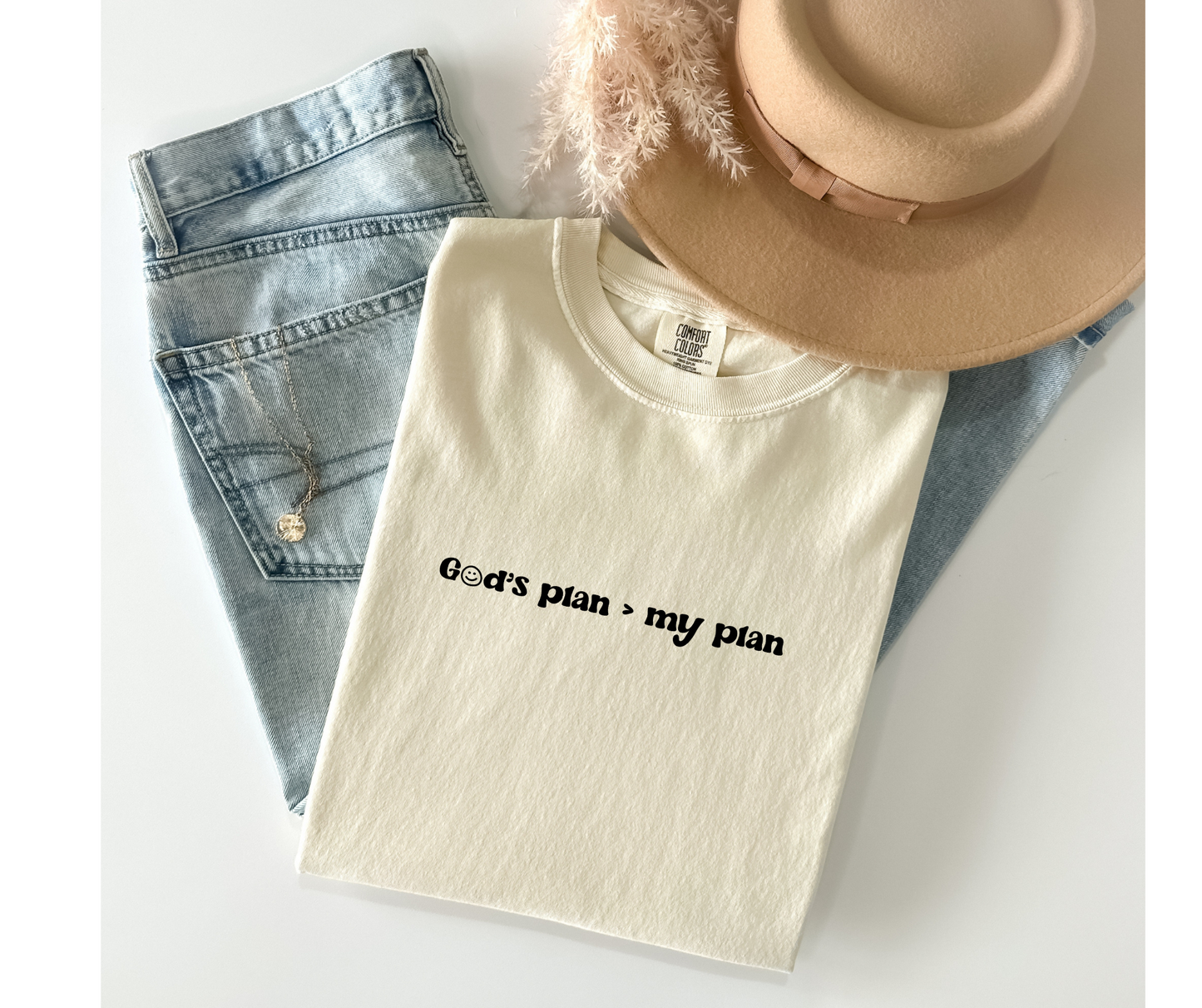 ⭐️ WOW Wednesday ⭐️ God's Plan>my plan tee Mystery Color