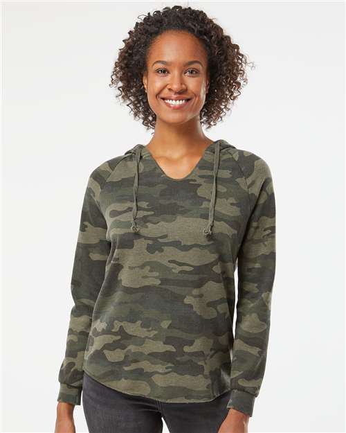 Women's V Neck Hoodie with Monogram