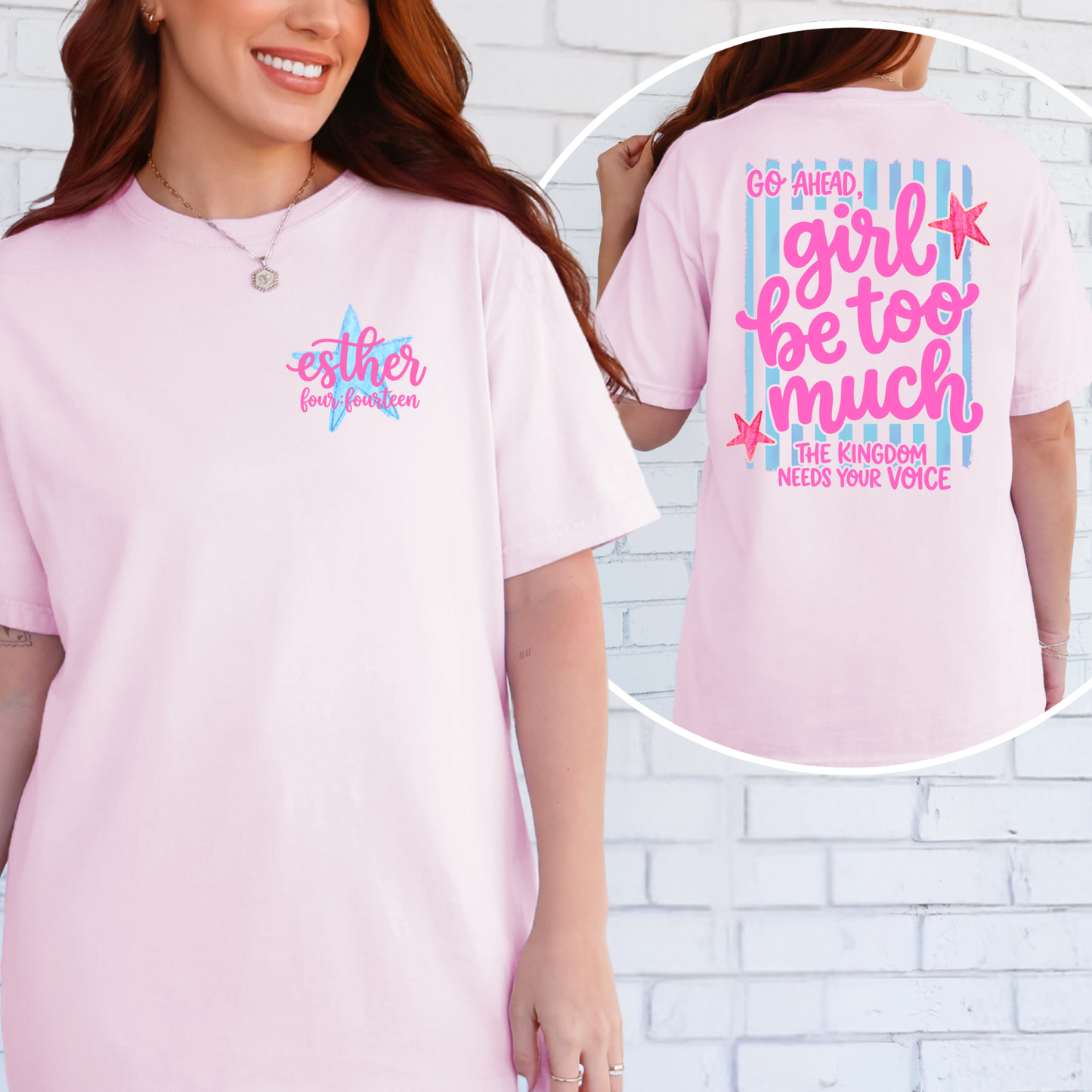 Be Too Much- The Kingdom needs your voice tee