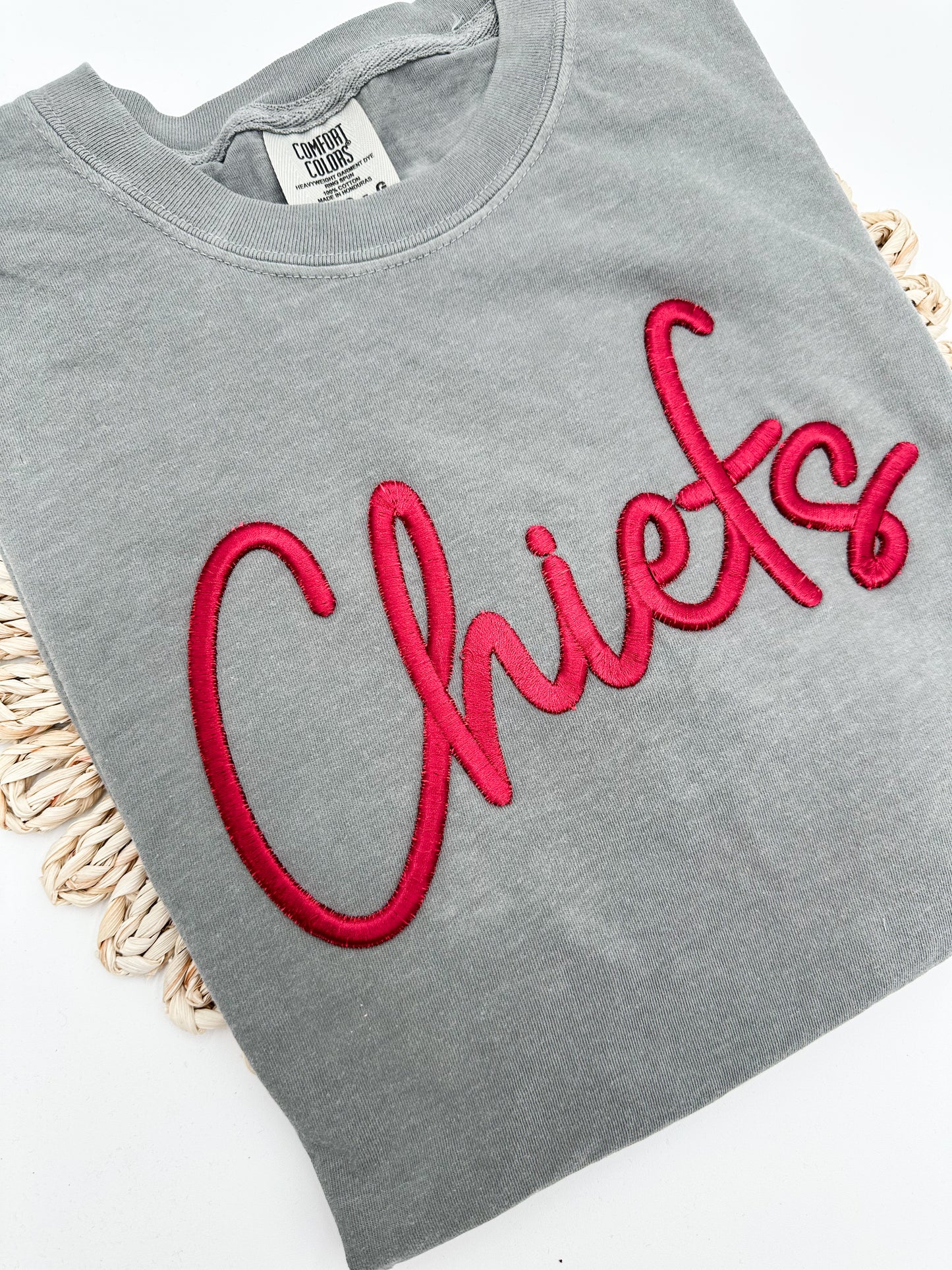 3D Puff Embroidery Tee