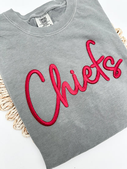 3D Puff Embroidery Tee