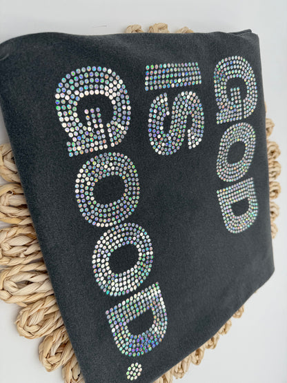 God is Good Spangles Comfort Colors Tee