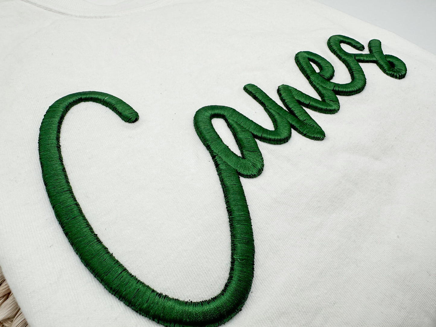 3D Puff Embroidery Tee