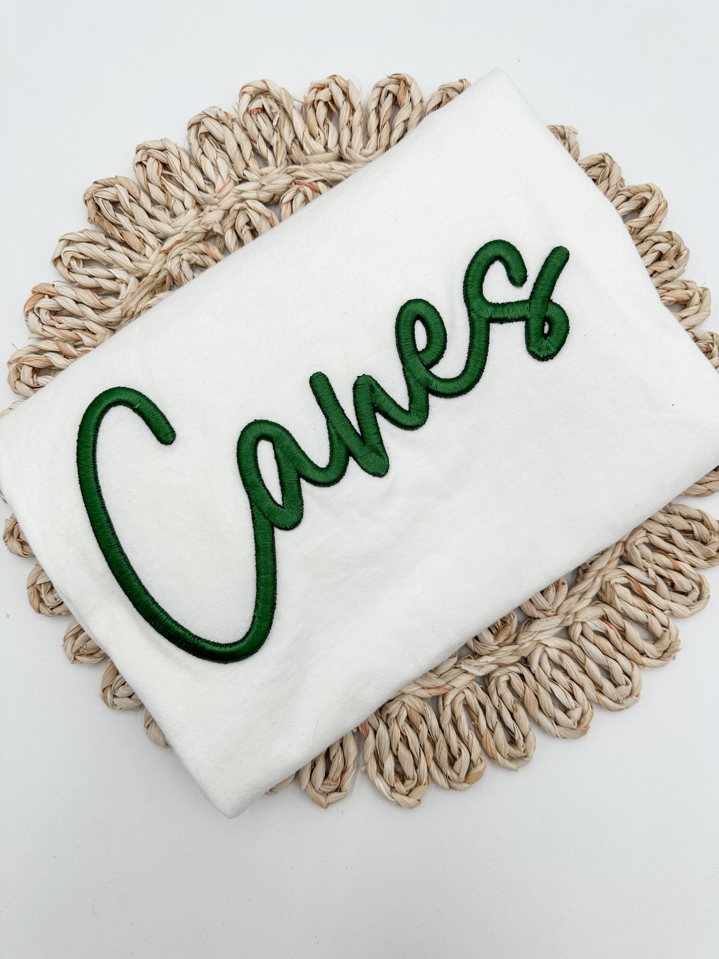 3D Puff Embroidery Tee