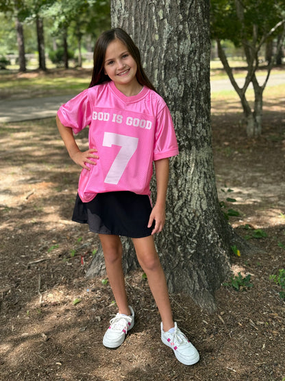 God is good all the time Pink Jersey