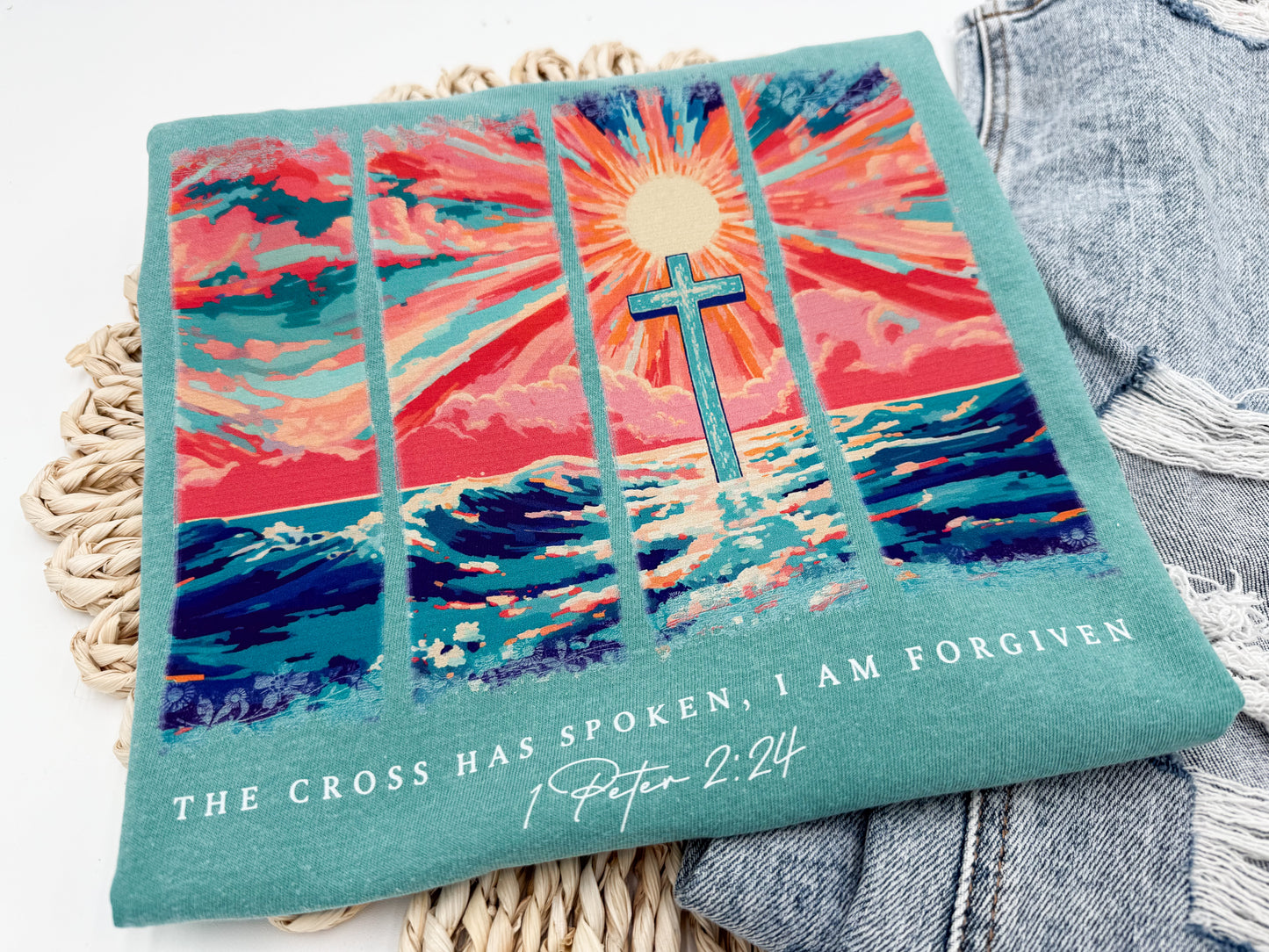 The cross has spoken, I am forgiven