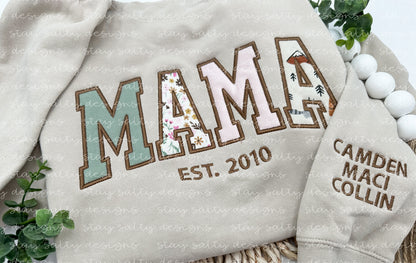 Custom Keepsake Mama sweatshirt