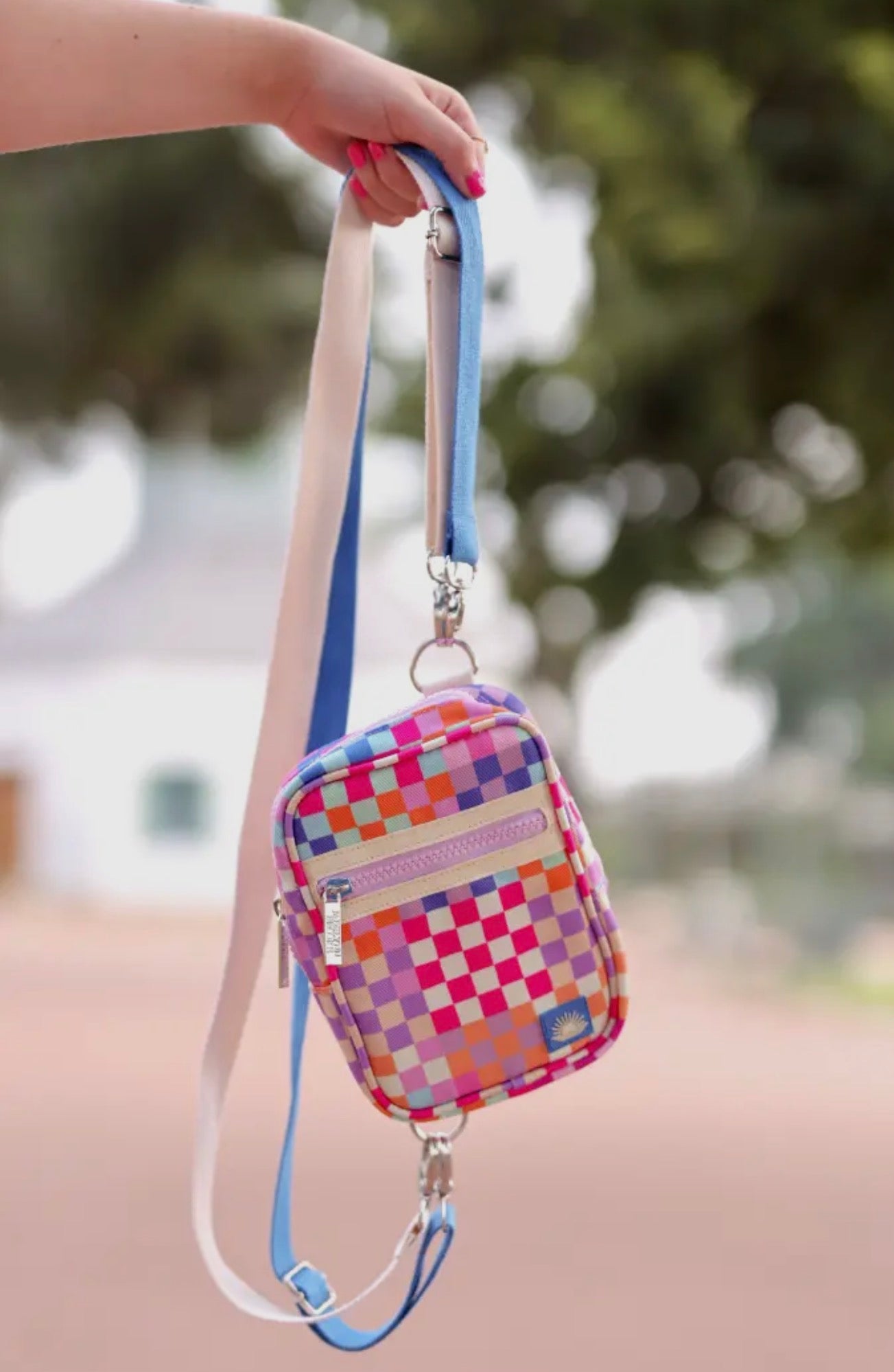 Cross body Checkered