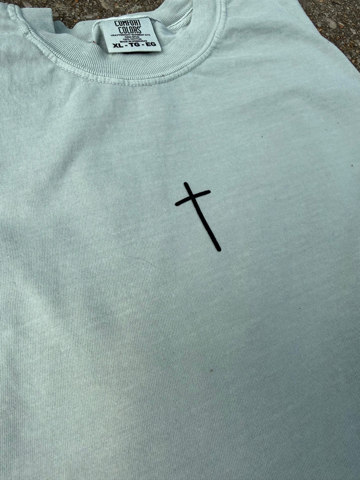 Simple Cross Screen Printed Tee