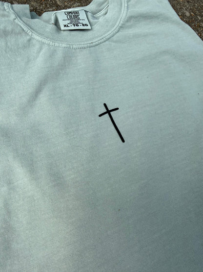 Simple Cross Screen Printed Tee