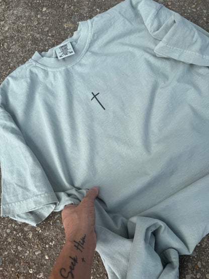 Simple Cross Screen Printed Tee