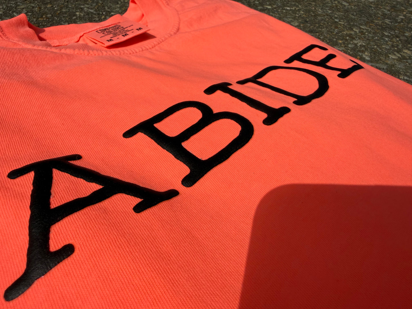 Abide Puff Screen Printed Tee