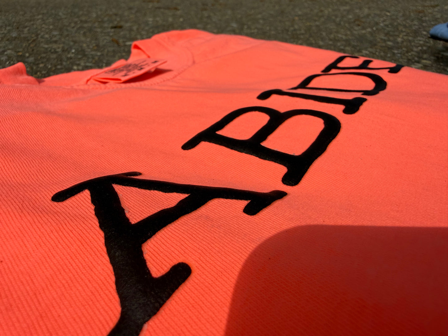 Abide Puff Screen Printed Tee