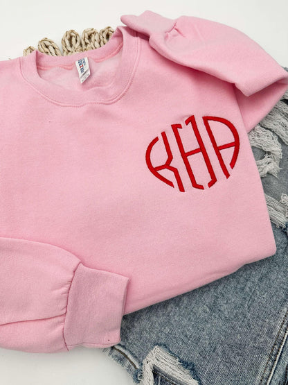 Monogram Heart Sweatshirt