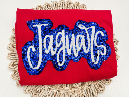 Custom Sequin Applique Comfort Colors Tee