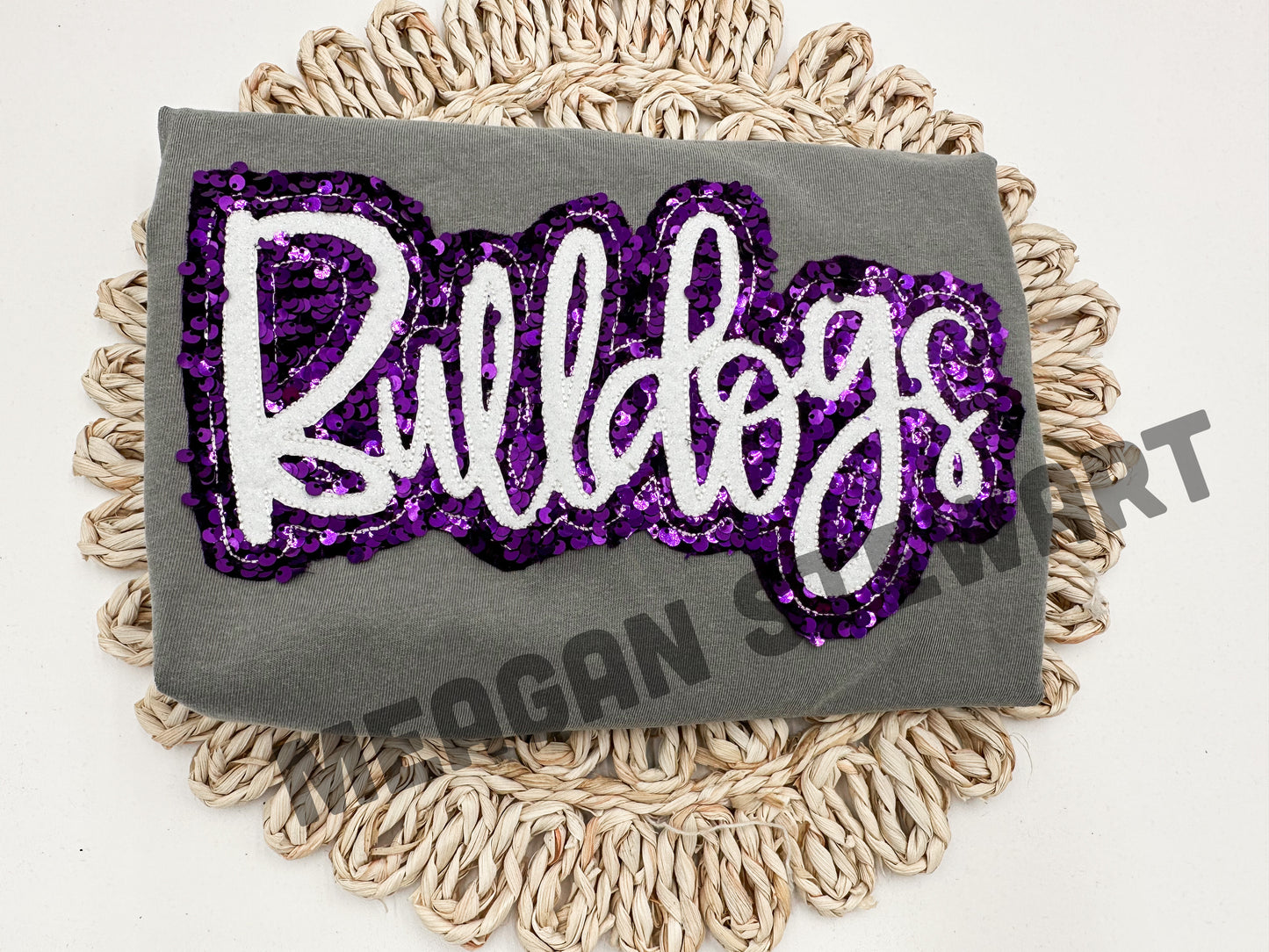 Custom Sequin Applique Comfort Colors Tee