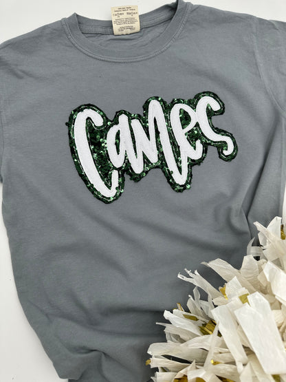 Custom Sequin Applique Comfort Colors Tee