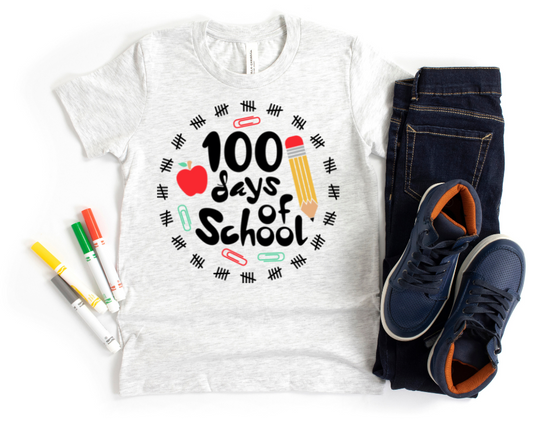 100 days tally marks