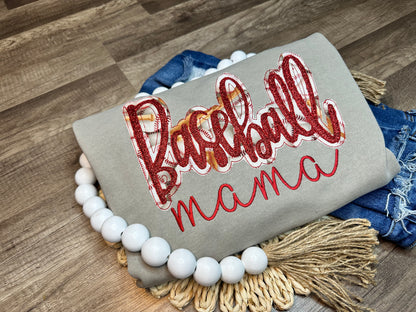 Applique Baseball/Softball Mama